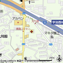 京都焼肉 南大門 宇治槇島店周辺の地図