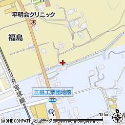 兵庫県三田市福島48周辺の地図