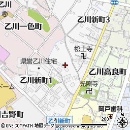 愛知県半田市乙川新町周辺の地図