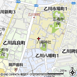 愛知県半田市乙川殿町周辺の地図