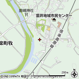 滋賀県甲賀市信楽町牧499周辺の地図