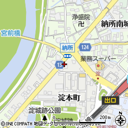 京都府京都市伏見区淀本町224周辺の地図