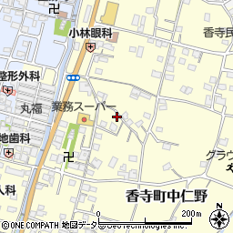 兵庫県姫路市香寺町中仁野42-1周辺の地図