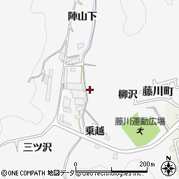 愛知県岡崎市藤川町柳沢4周辺の地図