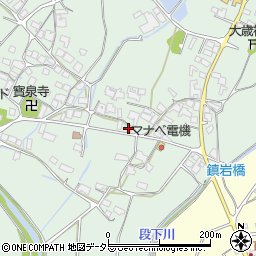 兵庫県加西市鎮岩町16周辺の地図