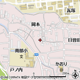 京都府宇治市五ケ庄岡本17周辺の地図