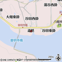 兵庫県宝塚市波豆道然周辺の地図