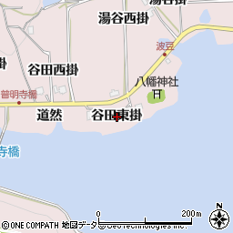 兵庫県宝塚市波豆谷田東掛周辺の地図