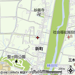 兵庫県姫路市林田町新町1135周辺の地図