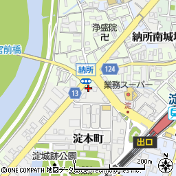 京都府京都市伏見区淀本町223周辺の地図