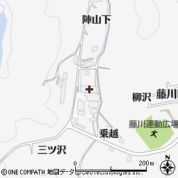 愛知県岡崎市藤川町下西ノ入7周辺の地図