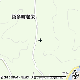 岡山県新見市哲多町老栄1411周辺の地図