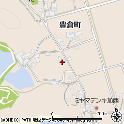 兵庫県加西市豊倉町691周辺の地図