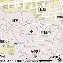 京都府宇治市五ケ庄岡本4周辺の地図