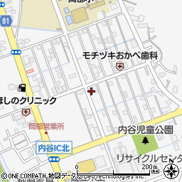 静岡県藤枝市岡部町内谷909-1周辺の地図