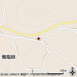 岡山県和気郡和気町奥塩田436周辺の地図