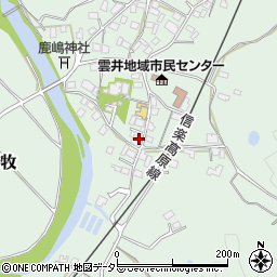 滋賀県甲賀市信楽町牧555周辺の地図