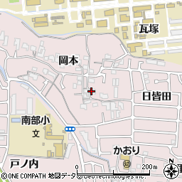 京都府宇治市五ケ庄岡本15周辺の地図
