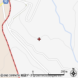 岡山県美作市上山201周辺の地図