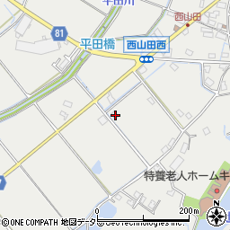 兵庫県姫路市山田町西山田345周辺の地図