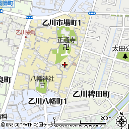 愛知県半田市乙川市場町2丁目62周辺の地図