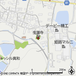 兵庫県姫路市山田町西山田472周辺の地図