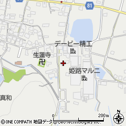 兵庫県姫路市山田町西山田493周辺の地図