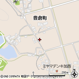 兵庫県加西市豊倉町648周辺の地図
