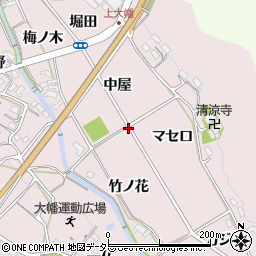 愛知県岡崎市大幡町周辺の地図