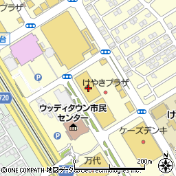 ファッションセンターしまむらけやきプラザ三田店周辺の地図