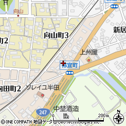 愛知県半田市祢宜町57周辺の地図
