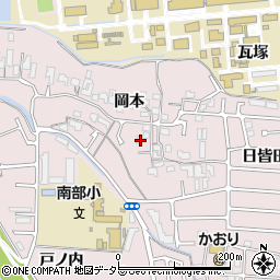 京都府宇治市五ケ庄岡本25周辺の地図