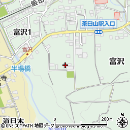愛知県新城市富沢安楽寺周辺の地図