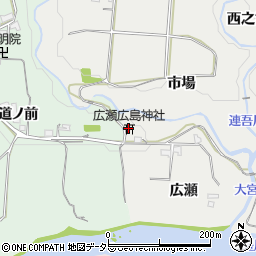広瀬広島神社周辺の地図