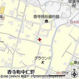 兵庫県姫路市香寺町中仁野358周辺の地図
