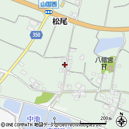 兵庫県加東市松尾220周辺の地図