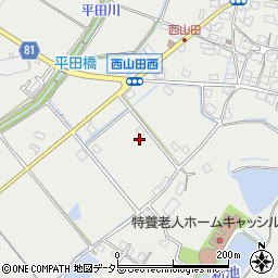 兵庫県姫路市山田町西山田346周辺の地図