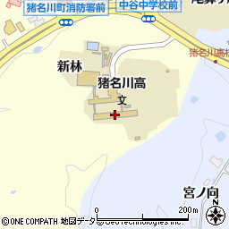 兵庫県立猪名川高等学校周辺の地図