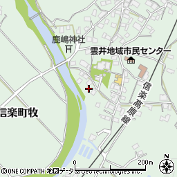 滋賀県甲賀市信楽町牧495周辺の地図
