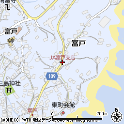 JA富戸支店周辺の地図