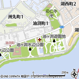 油ケ渕釣センター周辺の地図