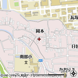 京都府宇治市五ケ庄岡本29周辺の地図