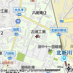 衣浦工業周辺の地図