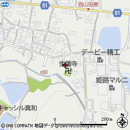 兵庫県姫路市山田町西山田474周辺の地図