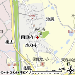 兵庫県川辺郡猪名川町北野池尻11周辺の地図