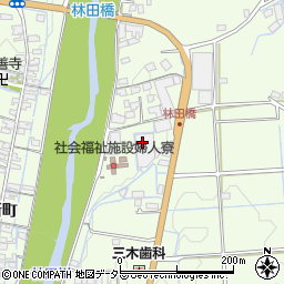 兵庫県手延素麺協同組合　林田工場周辺の地図
