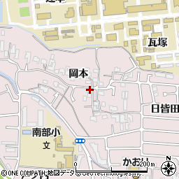 京都府宇治市五ケ庄岡本26周辺の地図