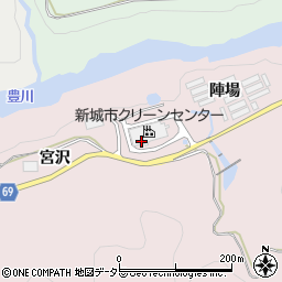 愛知県新城市日吉樋田周辺の地図