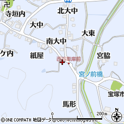 兵庫県宝塚市大原野糀屋2周辺の地図