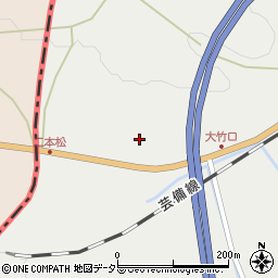 岡山県新見市哲西町大竹285周辺の地図